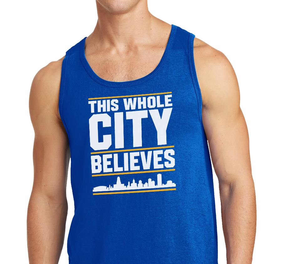 Unisex Tank Top, Royal (100% cotton)