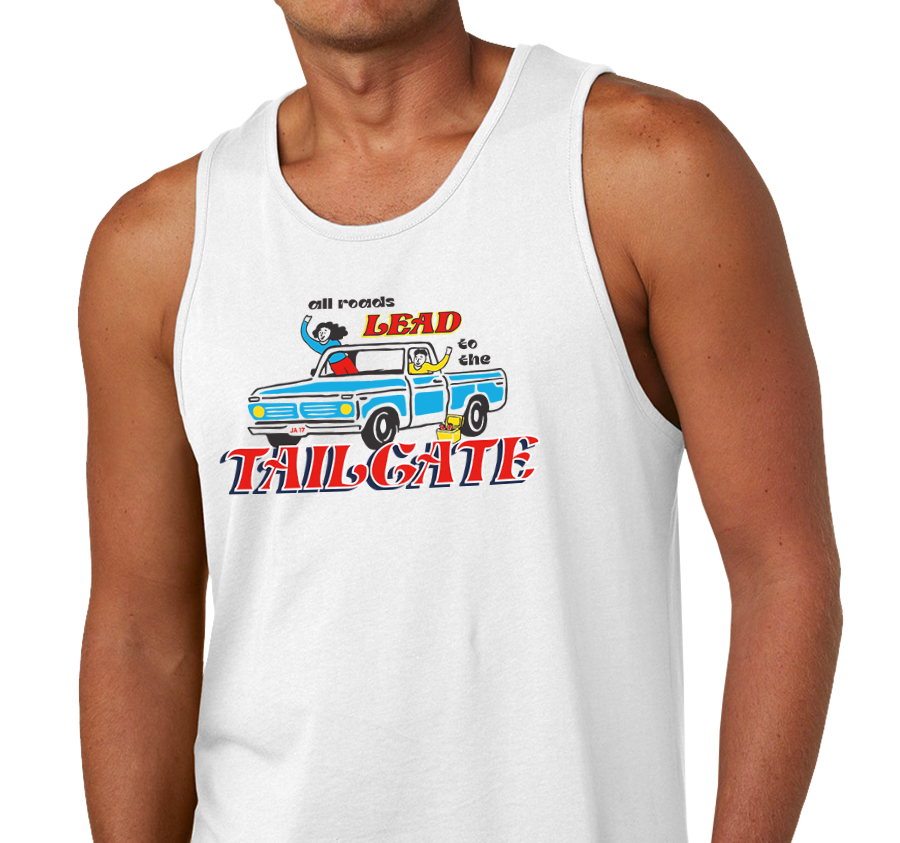 Unisex Tank Top, White (100% cotton)