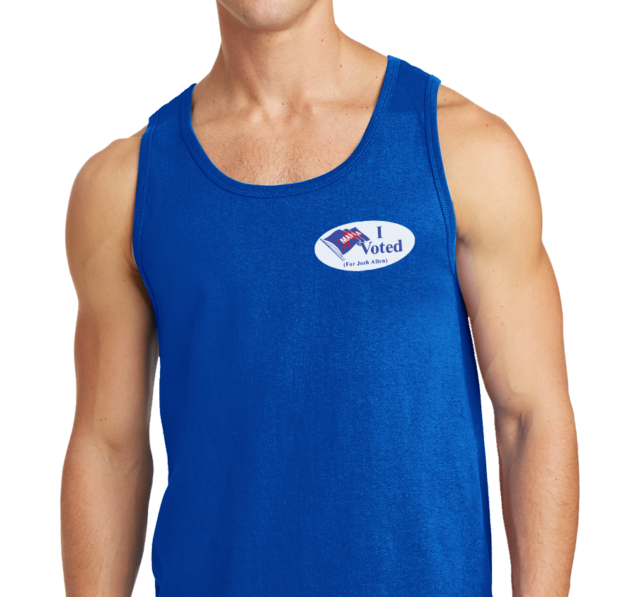 Unisex Tank Top, Royal (100% cotton)