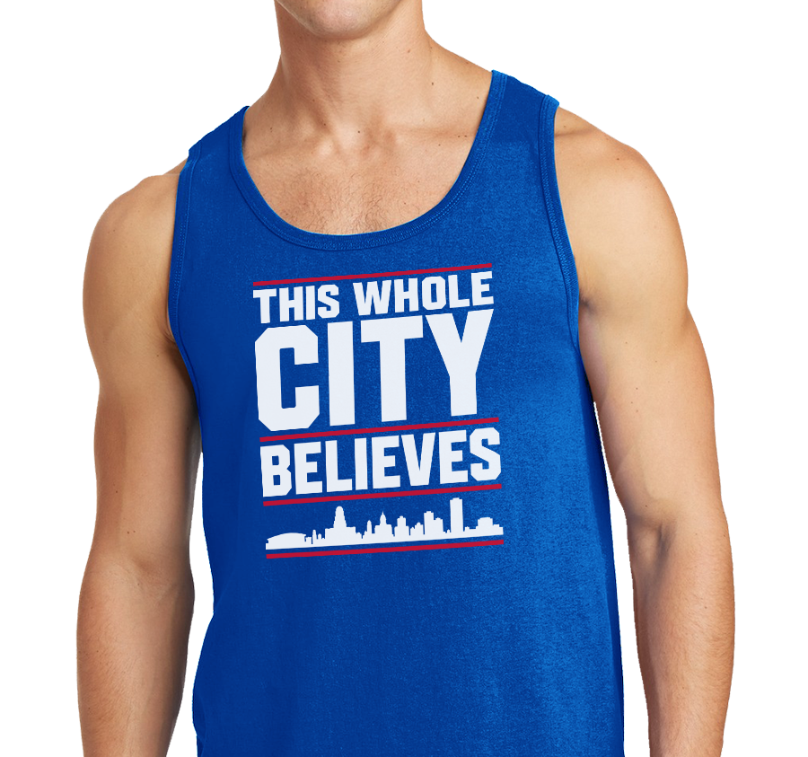 Unisex Tank Top, Royal (100% cotton)