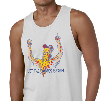 Unisex Tank Top, White (100% cotton)