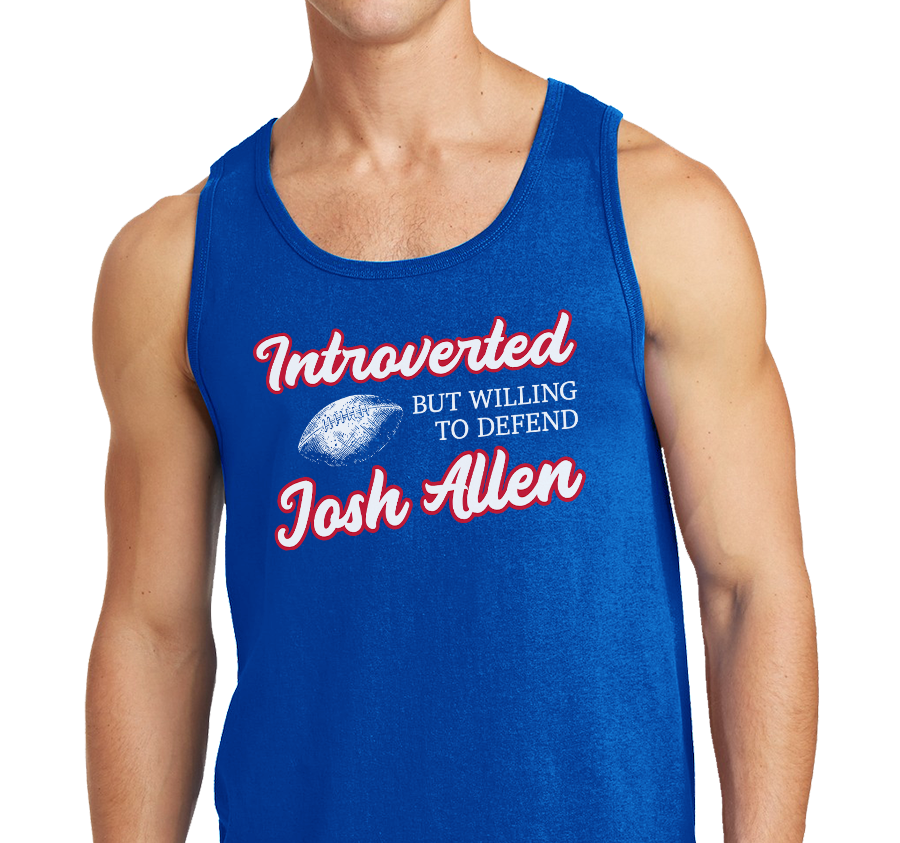 Unisex Tank Top, Royal (100% cotton)