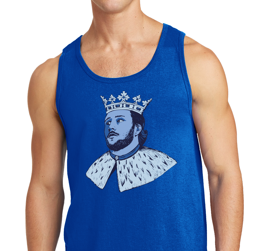 Unisex Tank Top, Royal (100% cotton)