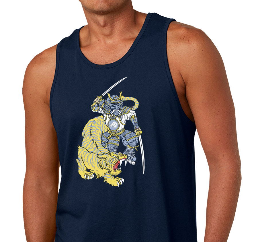 Unisex Tank Top, Navy (100% cotton)