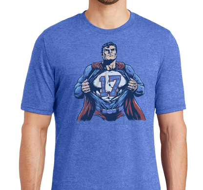 Tri-Blend T-Shirt, Royal Frost (50% polyester, 25% cotton, 25% rayon)
