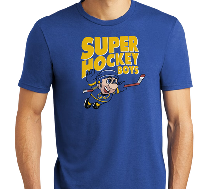 Tri-Blend T-Shirt, Deep Royal (50% polyester, 25% cotton, 25% rayon)