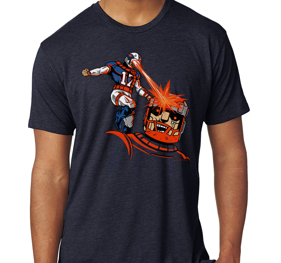 Tri-Blend T-Shirt, Navy (50% polyester, 25% cotton, 25% rayon)