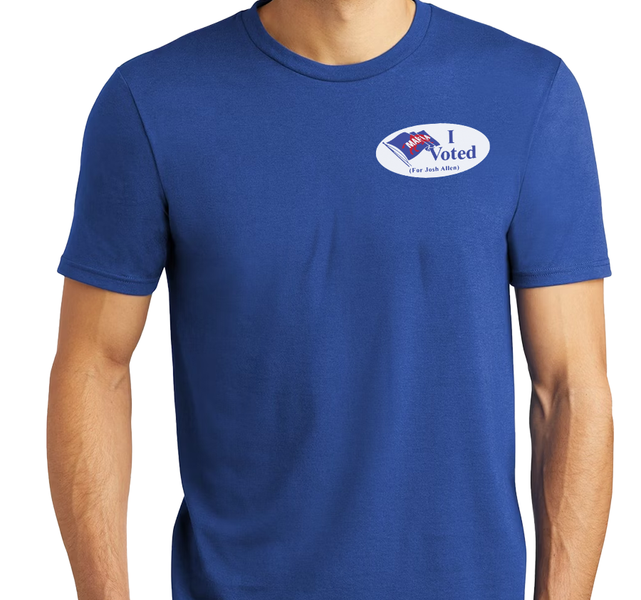 Tri-Blend T-Shirt, Deep Royal (50% polyester, 25% cotton, 25% rayon)