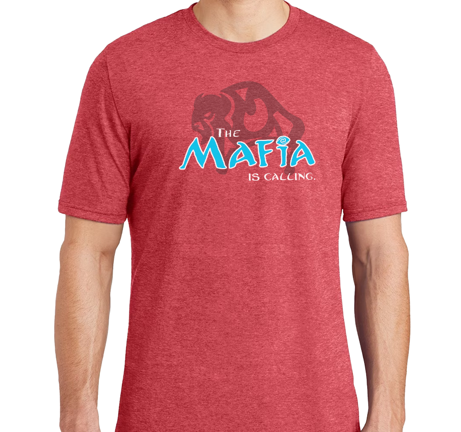 Tri-Blend T-Shirt, Red Frost (50% polyester, 25% cotton, 25% rayon)