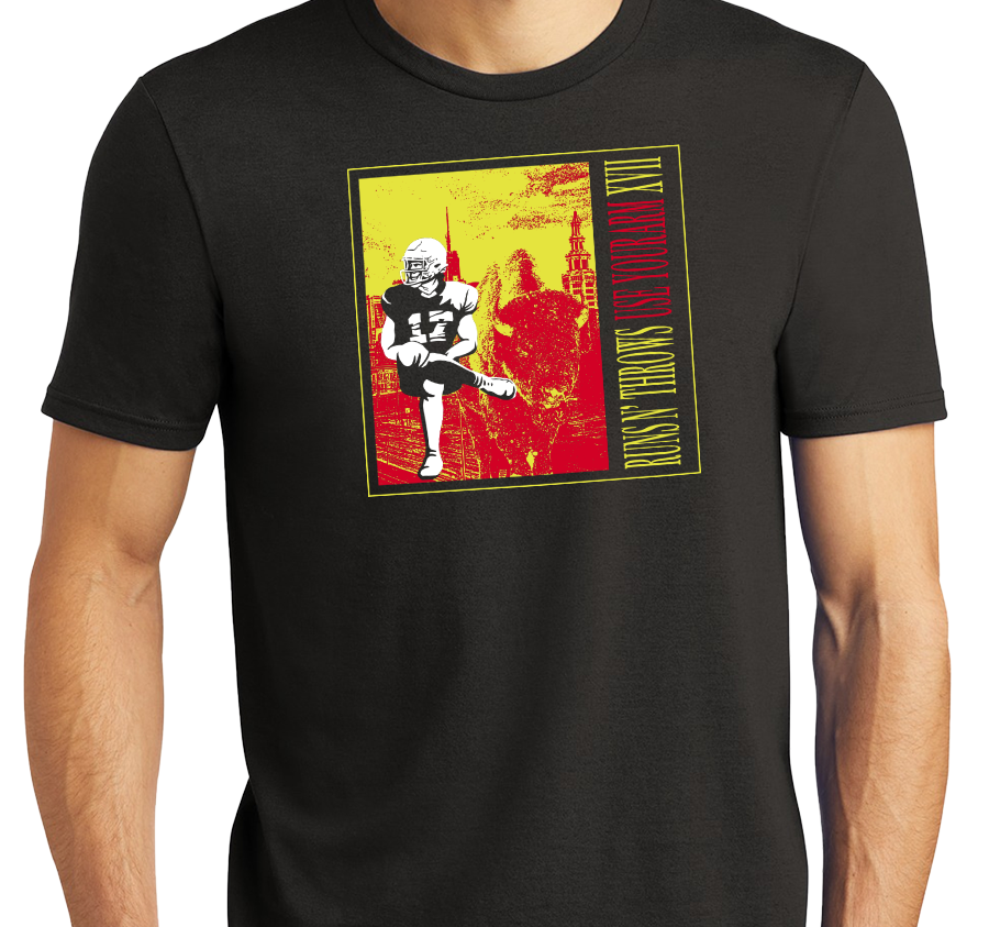 Tri-Blend T-Shirt, Black (50% polyester, 25% cotton, 25% rayon)