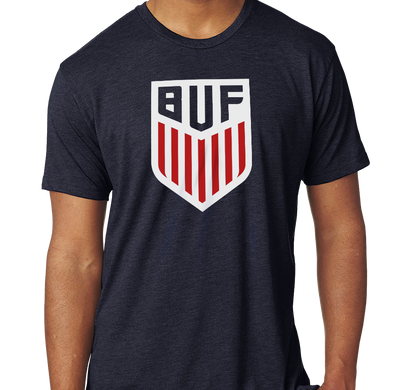 Tri-Blend T-Shirt, Navy (50% polyester, 25% cotton, 25% rayon)