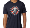 Unisex Tri-Blend T-Shirt, Navy (50% polyester, 25% cotton, 25% rayon)
