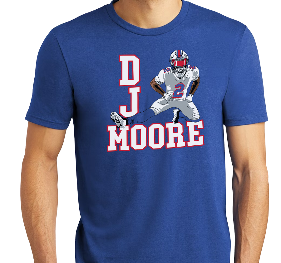 Tri-Blend T-Shirt, Deep Royal (50% polyester, 25% cotton, 25% rayon)