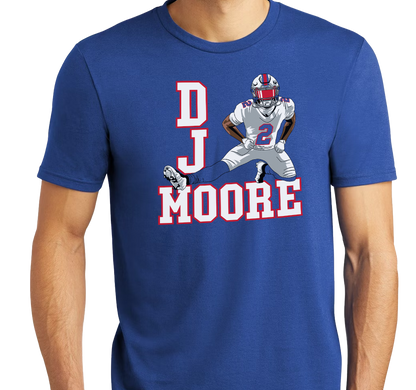 Tri-Blend T-Shirt, Deep Royal (50% polyester, 25% cotton, 25% rayon)