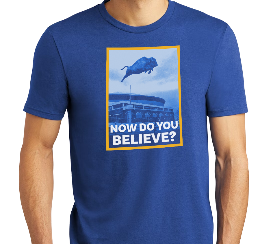Tri-Blend T-Shirt, Deep Royal (50% polyester, 25% cotton, 25% rayon)