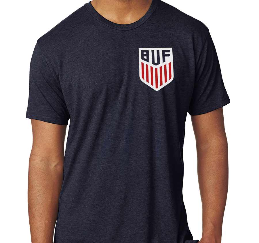 Tri-Blend T-Shirt, Navy (50% polyester, 25% cotton, 25% rayon)