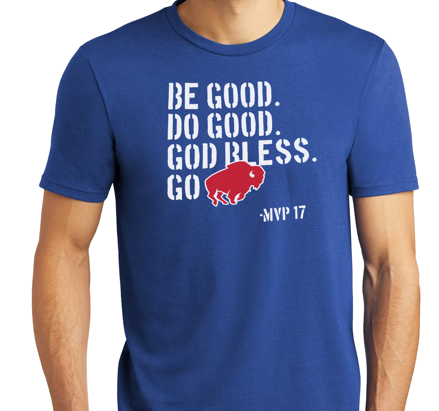 Tri-Blend T-Shirt, Deep Royal (50% polyester, 25% cotton, 25% rayon)