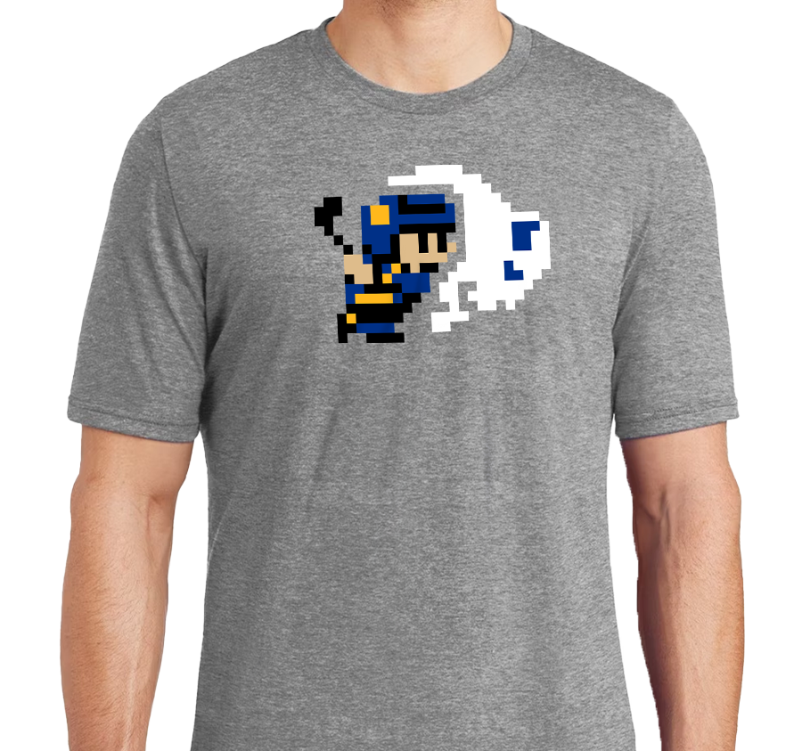 Tri-Blend T-Shirt, Gray Frost (50% polyester, 25% cotton, 25% rayon)