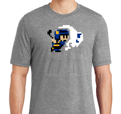 Tri-Blend T-Shirt, Gray Frost (50% polyester, 25% cotton, 25% rayon)