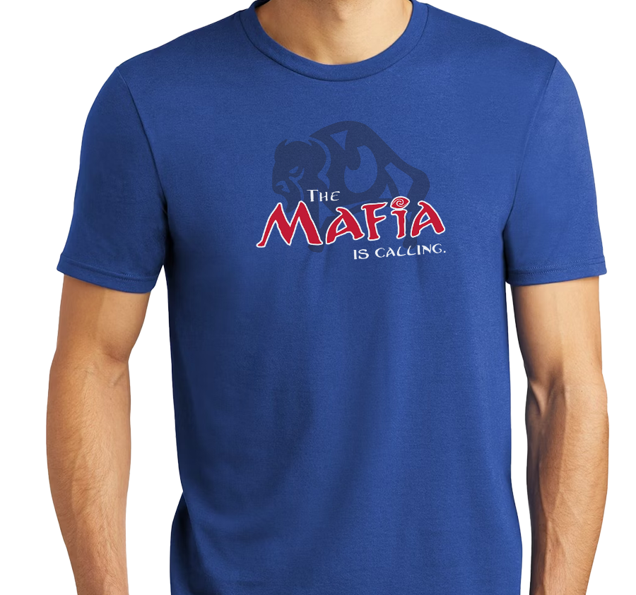 Tri-Blend T-Shirt, Deep Royal (50% polyester, 25% cotton, 25% rayon)