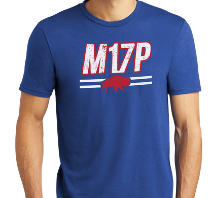 Tri-Blend T-Shirt, Deep Royal (50% polyester, 25% cotton, 25% rayon)