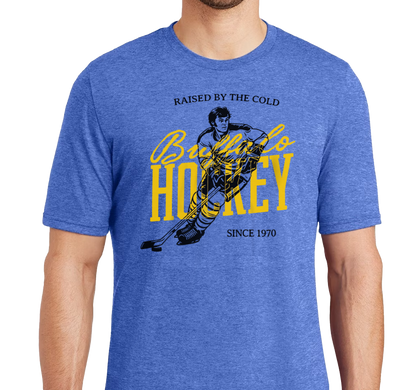 Tri-Blend T-Shirt, Royal Frost (50% polyester, 25% cotton, 25% rayon)