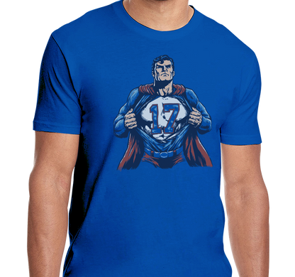 Unisex Tall T-Shirt, Royal (100% cotton)