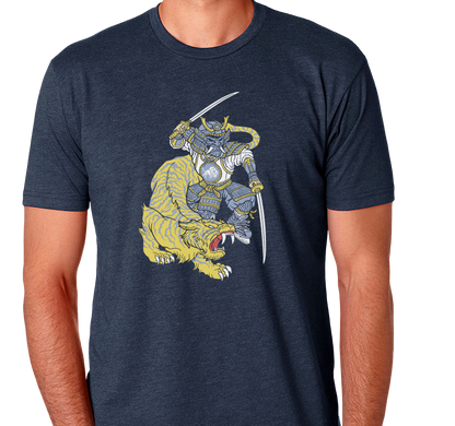 Unisex T-Shirt, Heather Navy (60% cotton, 40% polyester)