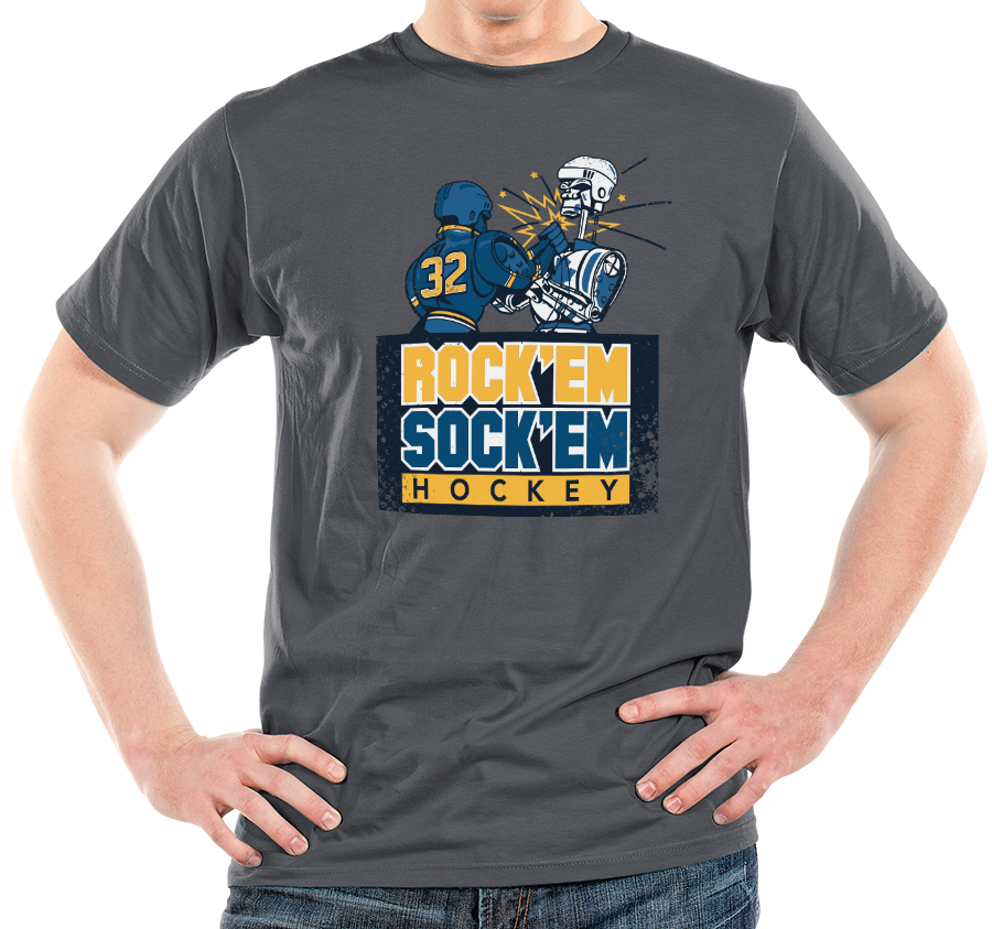 "Rock 'Em Sock 'Em Hockey" Unisex T-Shirt