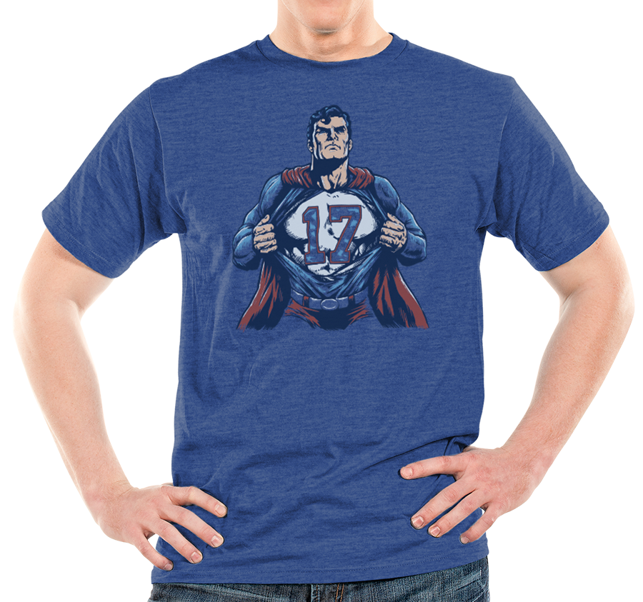 Unisex T-Shirt, Heather Royal (60% cotton, 40% polyester)