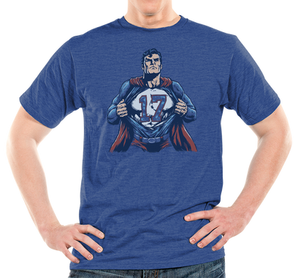 Unisex T-Shirt, Heather Royal (60% cotton, 40% polyester)