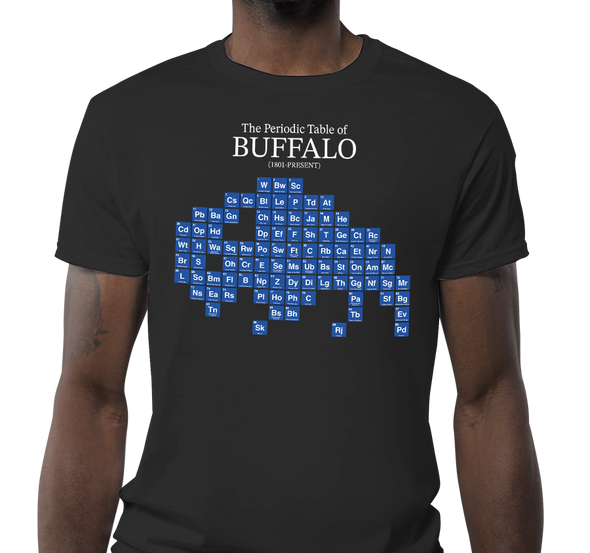 "Periodic Table of Buffalo" Unisex T-Shirt