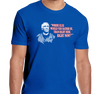 Special Edition: "Where Else Would You Rather Be Than Right Here, Right Now?"™ T-Shirt, Unisex, Royal Blue (100% cotton)