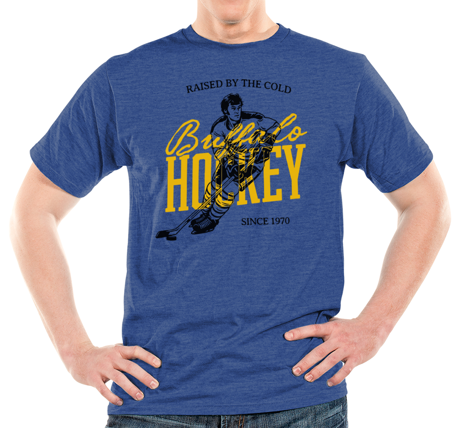 Unisex T-Shirt, Heather Royal (60% cotton, 40% polyester)