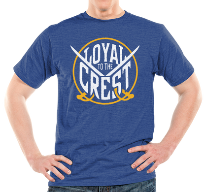 Unisex T-Shirt, Heather Royal (60% cotton, 40% polyester)