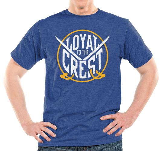Unisex T-Shirt, Heather Royal (60% cotton, 40% polyester)