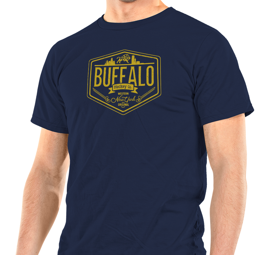 "Buffalo Hockey Co." Unisex T-Shirt (multiple color options)