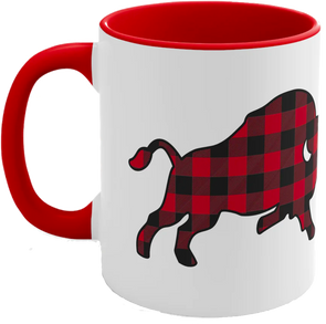 Exclusive Drinkware: "Buffalo Plaid" 11 oz. Mug