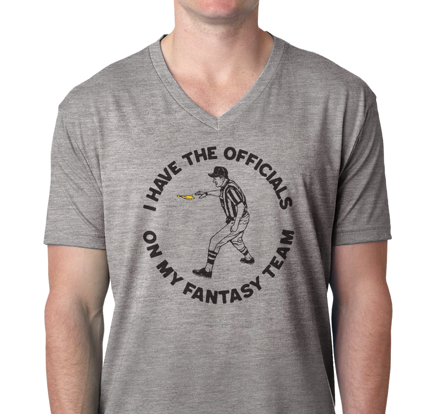 Unisex V-Neck, Dark Heather Gray (60% cotton, 40% polyester)