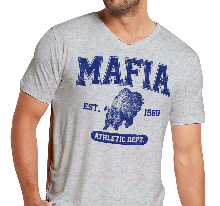 Unisex V-Neck, Heather Gray (90% cotton, 10% polyester)