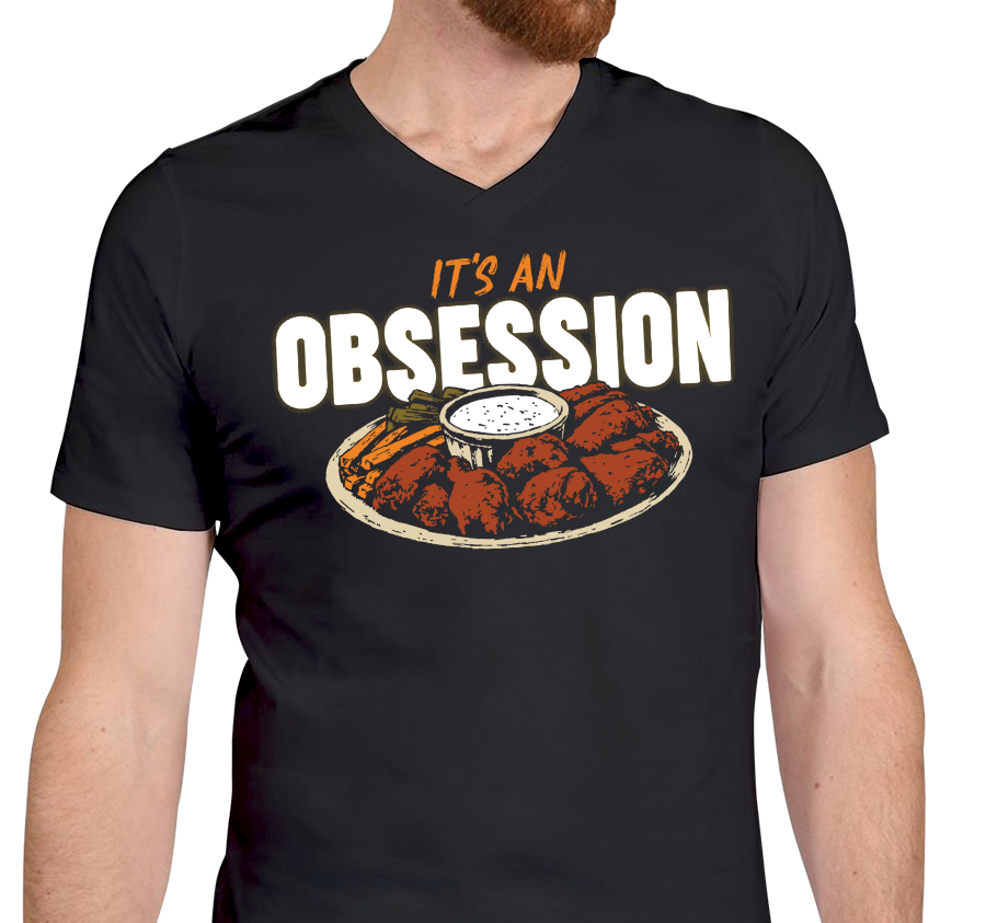 Unisex V-Neck, Black (100% cotton)