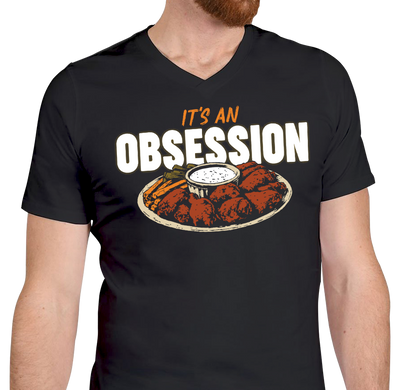 Unisex V-Neck, Black (100% cotton)