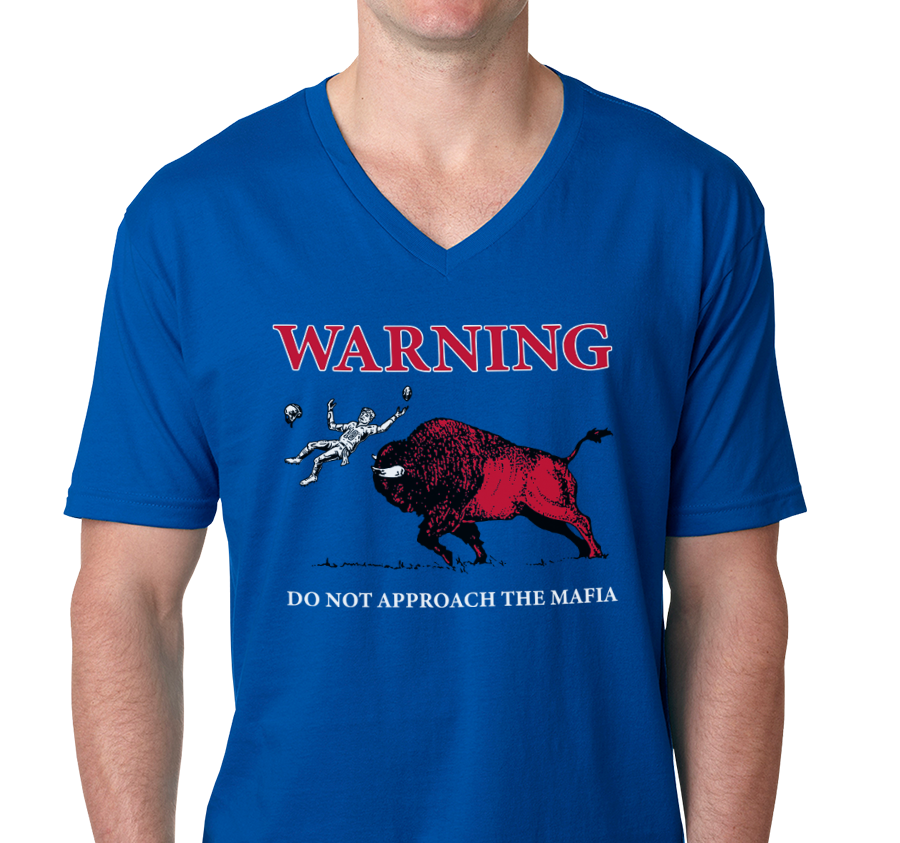 Unisex V-Neck, Heather Royal, (100% cotton)