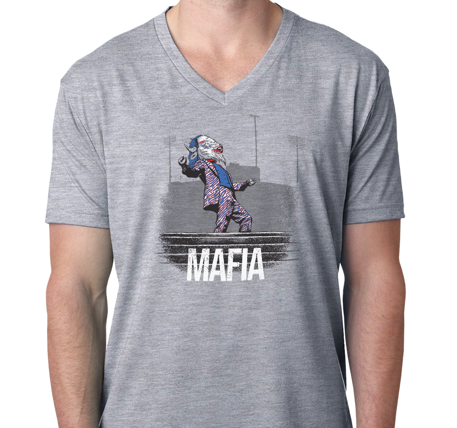 Unisex V-Neck, Heather Gray (90% cotton, 10% polyester)