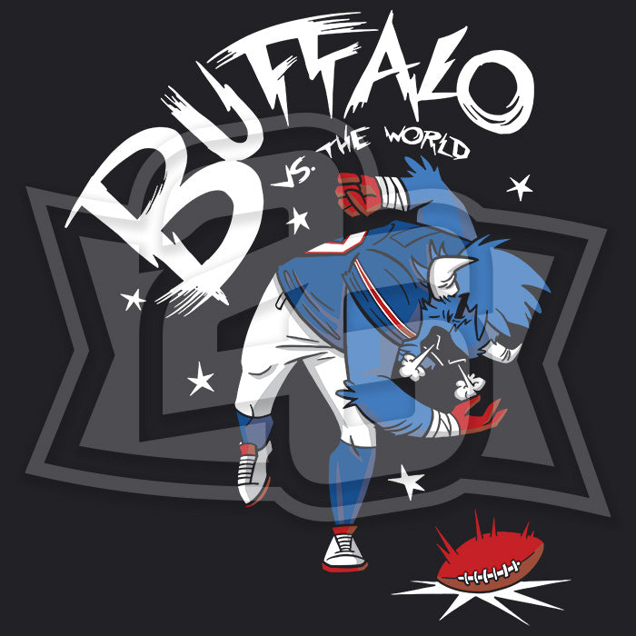 Volume 15, Shirt 22: "Buffalo vs. The World" (Black)