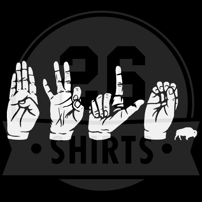 "BFLO Sign" Premium Garment-Dyed Heavyweight T-Shirt