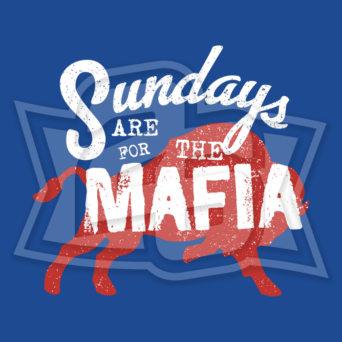 "Sundays are for the Mafia" Ladies T-Shirt (multiple color options)