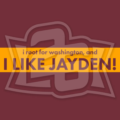"I Like Jayden" Washington Sweatshirt Hoody