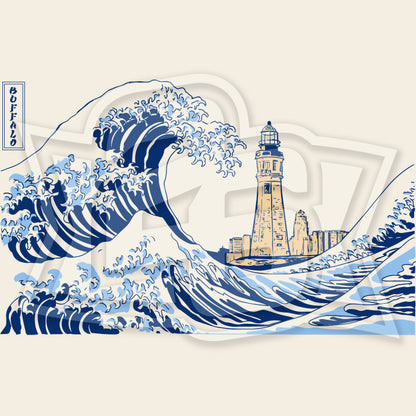 Volume 19, Shirt 6: "Great Wave of Lake Erie"