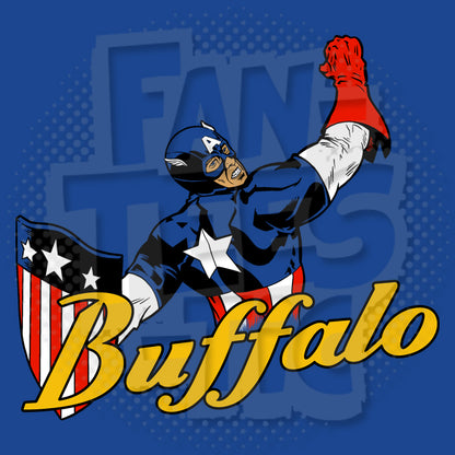 "Cap in Buffalo" Sweatshirt Hoody